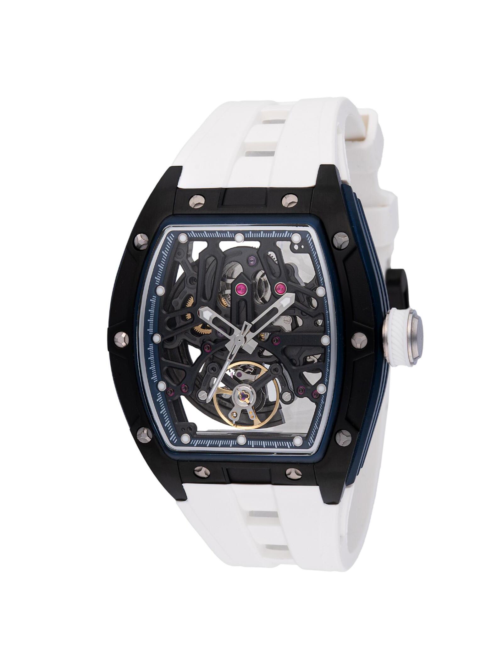 Invicta S1 Rally Orberus Automatic Watch W/ Skeleton Dial - 44mm, White (49030)